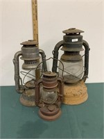 VINTAGE ANTIQUE LANTERN DIETZ LOT