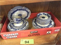 Blue Dishes Lot