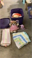 Kids toys, baby quilts