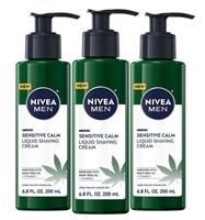 NIVEA MEN Sensitive Calm Liquid Shaving Cream 3ea