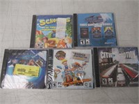 Lot of 5 Assorted PC Games