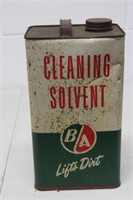 Vintage BA one Gallon Cleaning Solvent Tin