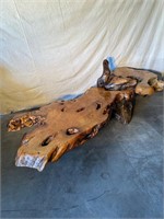 7 Foot Long Live Edge Driftwood Table