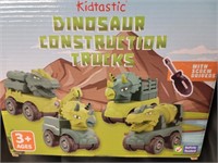 Kidtastic Dinosaur Construction Trucks