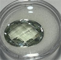 13.18CT GREEN AMETHYST GEMSTONE