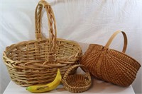 3 Baskets: Market, Buttocks & Sweetgrass