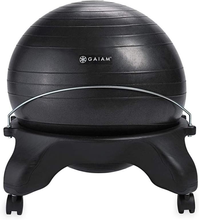 (N) Gaiam Classic Backless Balance Ball Chair â€“