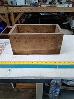 Vintage small wood box Kalispell Mercantile