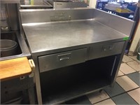 Stainless Steel Cabinet w/ 2 Drawers