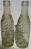 Lot of 2 CherO Vintage Soda Bottles