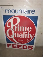 Mountaire Prime Quality Feeds Metal Sign
