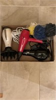 Hair dryer and loofah lot