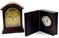Danbury Clock Co. Wood Book Desktop Clock and