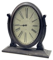 Vtg. Waltham Shelf Clock with Silver Dial