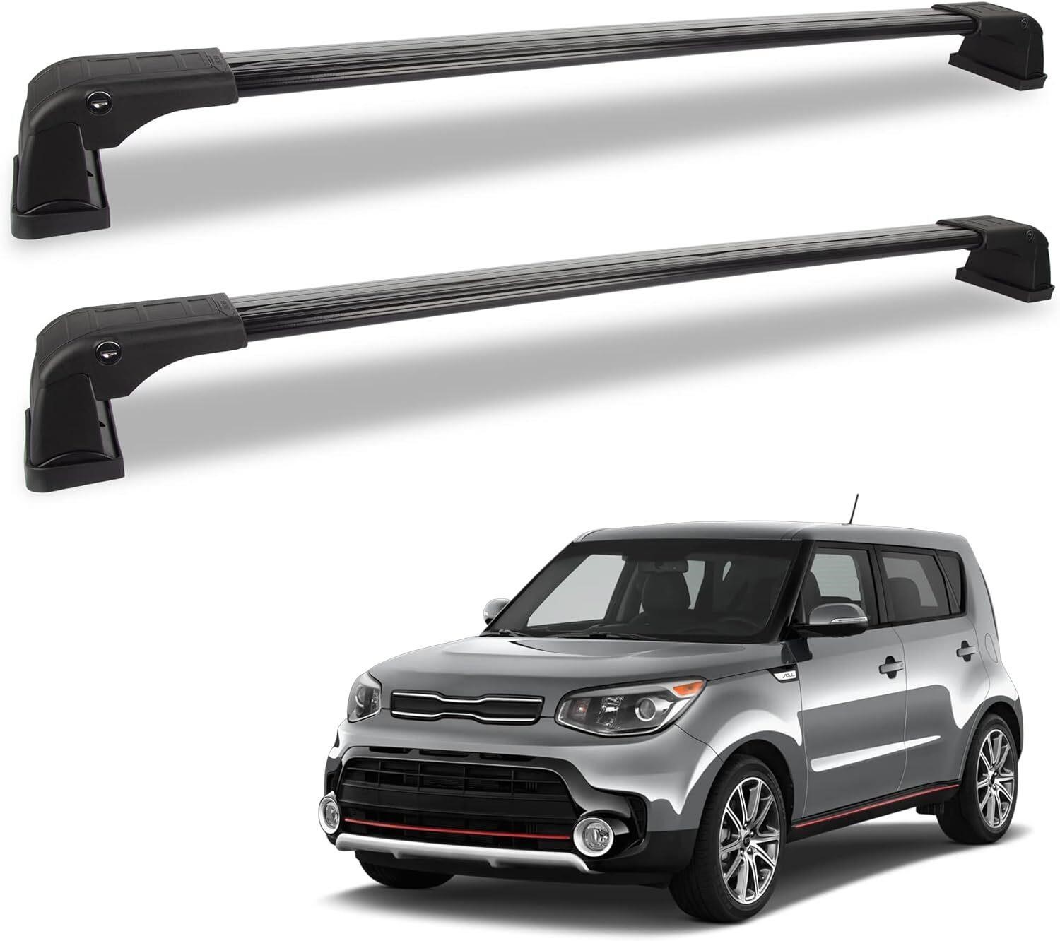 Anti-Theft Roof Rack Bars for Kia Soul 2014-19