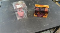 Fragrance Oil Warmer & Box of New Candles
