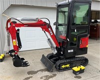 2024 Mini Excavator With Cab & Blade