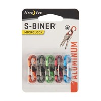 Nite Ize S-Biner Microlock Aluminum, 5-Pack