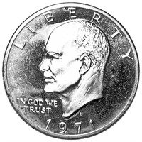 1971-S Eisenhower Silver Dollar GEM PROOF