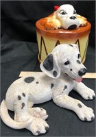 Dog treat jar ++ Dalmatian puppy