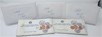 (5) 1989 Mint Sets (3 No Mint Envelopes)