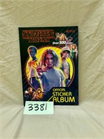 Stranger Things Official Sticker Album Netflix