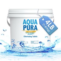 Aqua Pura Chlorine Tablets for Swimming Pool,3" Po
