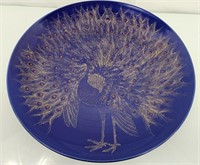 Japanese Peacock Arita Bowl 17.5"