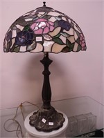 Contemporary stained glass Tiffany style lamp,