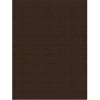 Dark brown rug with antislip backing