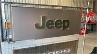 Genuine Jeep Dealership Sign Embossed Lettering