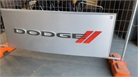 Genuine Dodge Dealership Sign Embossed Lettering