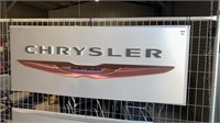 Genuine Chrysler Dealership Sign Embossed