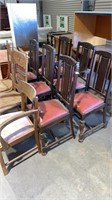 Qty Timber Chairs inc Spindle Back