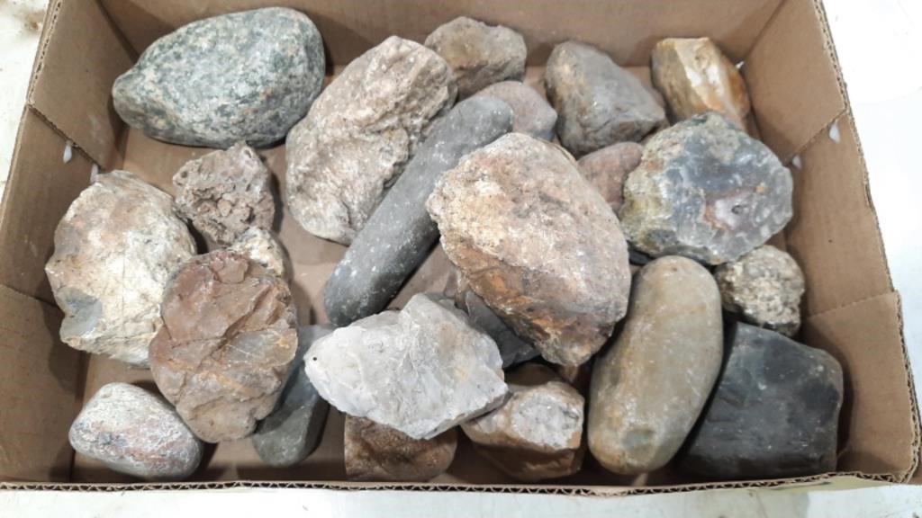 Box of Rocks for Polishing