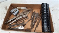 Box of Wood Bits & Misc