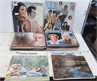 2 Boxes of Country Records