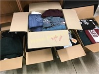5 BOXES OF NEW CLOTHING