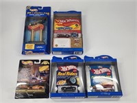 5) HOT WHEELS NEW IN BOX / PACKAGE