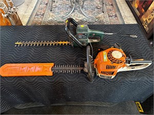 Pair of Hedge Trimmers Gas/Electric