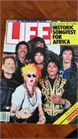Life Magazine April 1985 Songfest For Africa
