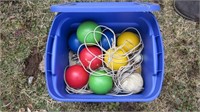 Coloured Balls And Rope