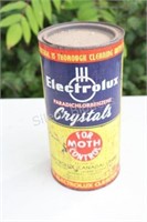 Electrolux Moth Crystals Tall Tin Can w Contents