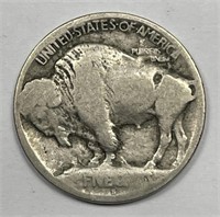 1913-S Buffalo Nickel Type 1 About Good AG