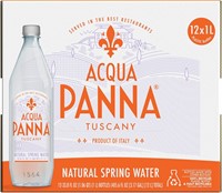 Acqua Panna Spring Water 33.8 Fl Oz  12 Pack