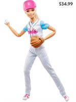 Barbie Made To Move Baseball Player Doll