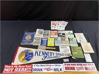 Vintage Pennant, Sticker, Ephemera