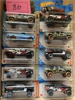 10 Chevy hot wheels