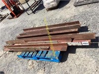 E2. Pallet of misc. sized steel lintels