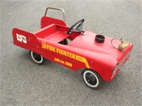 AMF Vintage Fire Fighter Pedal Car  42 inches